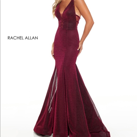 Rachel Allan Magenta Prom Dress - Picture 3 of 3